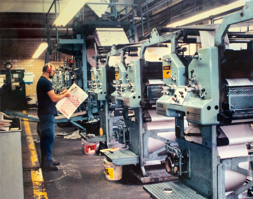 Express IT manager, local business owner recall time in the 140-year-old  newspapers pressroom | News, Sports, Jobs - The Express